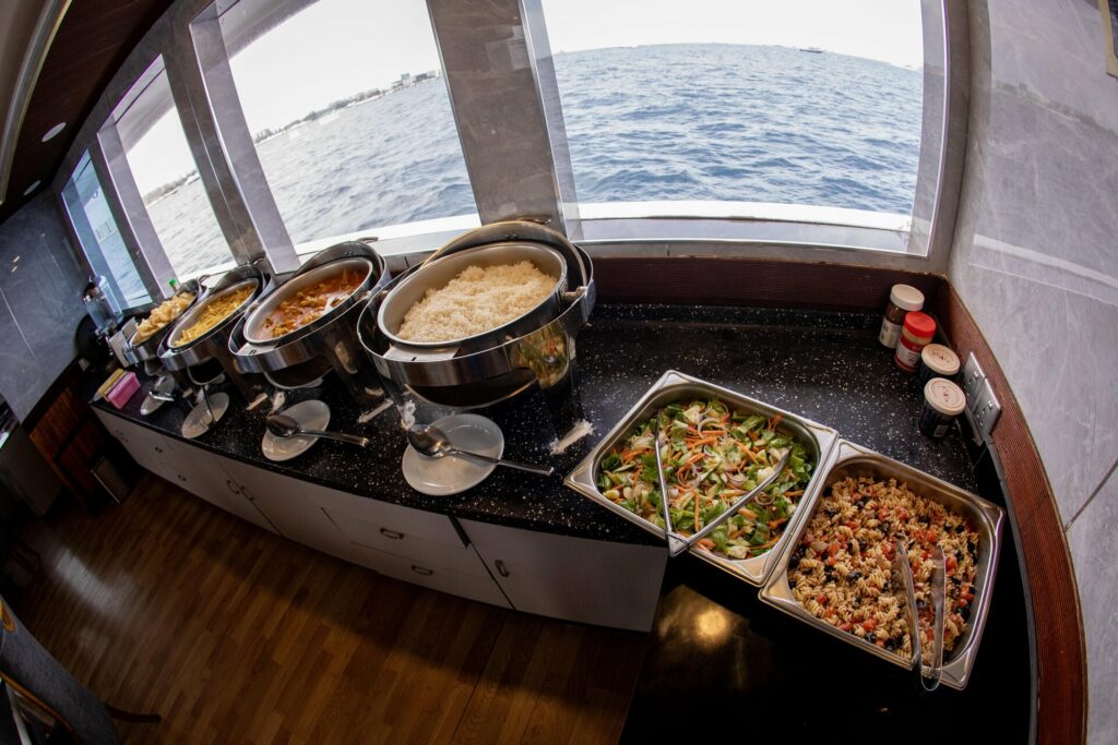 SeaRose II Buffet service